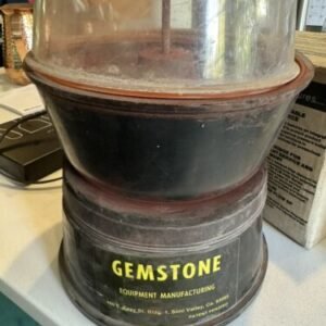 Gemstone Equipment Mfg. Lapidary Vintage Vibratory Rock Tumbler - Tested As Is