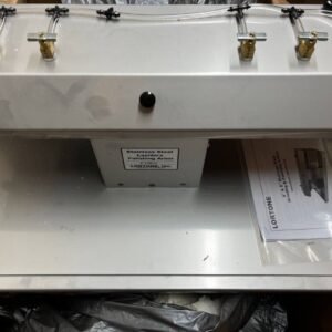 LORTONE 6"- 6 WHEEL STAINLESS LAPIDARY POLISHING ARBOR W/ H2O SYSTEM AND MOTOR