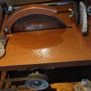 LORTONE TS 8 LAPIDARY 8 " WET SLAB SAW NEW MOTOR SWITCH CORD WOOD BASE GREAT