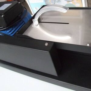 6" LORTONE TRIM SAW, STAINLESS TABLE (COMPLETE WITH MOTOR/BLADE)