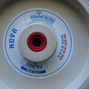 LAPIDARY 8" NOVA 14,000 GRIT DIAMOND PACIFIC POLISHING WHEEL