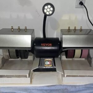 Vevor Cabbing Machine 6” 1800rpm Lapidary Gem Polishing Wheels Machine Cabochon