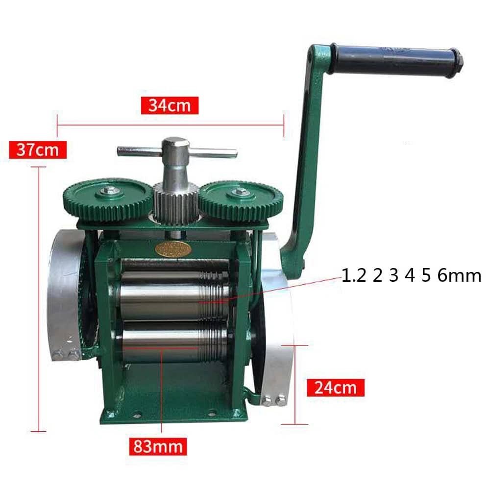 3.3" Jewelry Rolling Mill Machine Manual Roller Combination Rolling Mill 83mm - Image 6