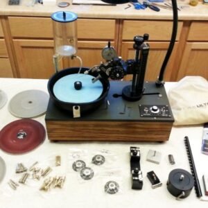 ULTRA TEC V2 FACETING MACHINE LAPIDARY ULTRATEC FACETER FACETOR WITH EXTRAS