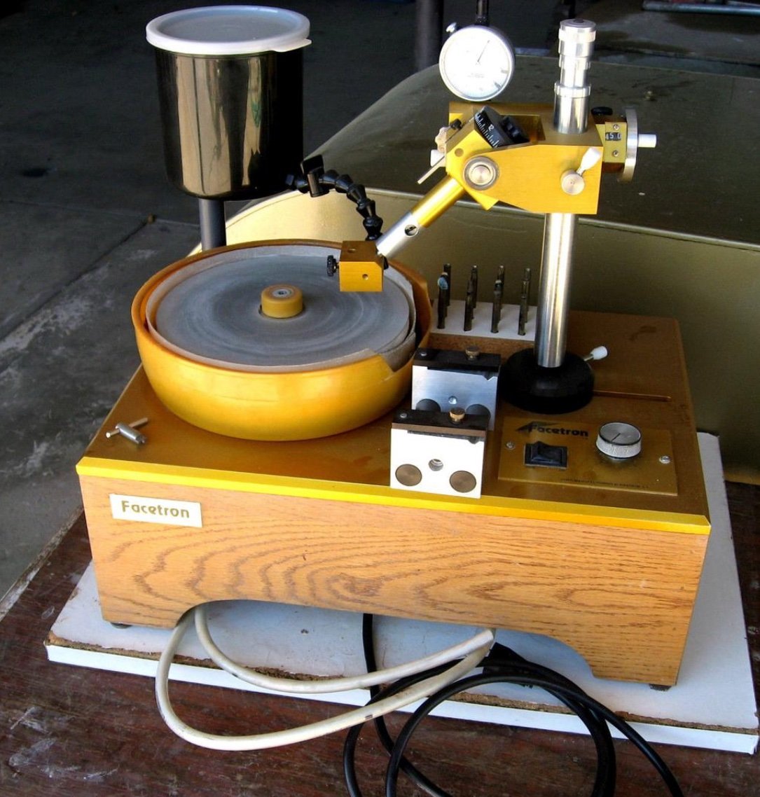 RLE 8" FACETING MACHINE, EXCELLENT USED CONDITION FACETRON FACET