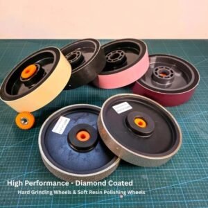 Diamond & Nova Resin Grinding Wheels: Lapidary Abrasives for Jewelry, Gems, Knives