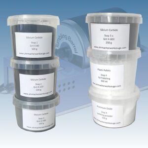 Set for Tumbling stones / Silicon Carbide / Tumbled Stones / Tumbled Stones Powder / Lortone