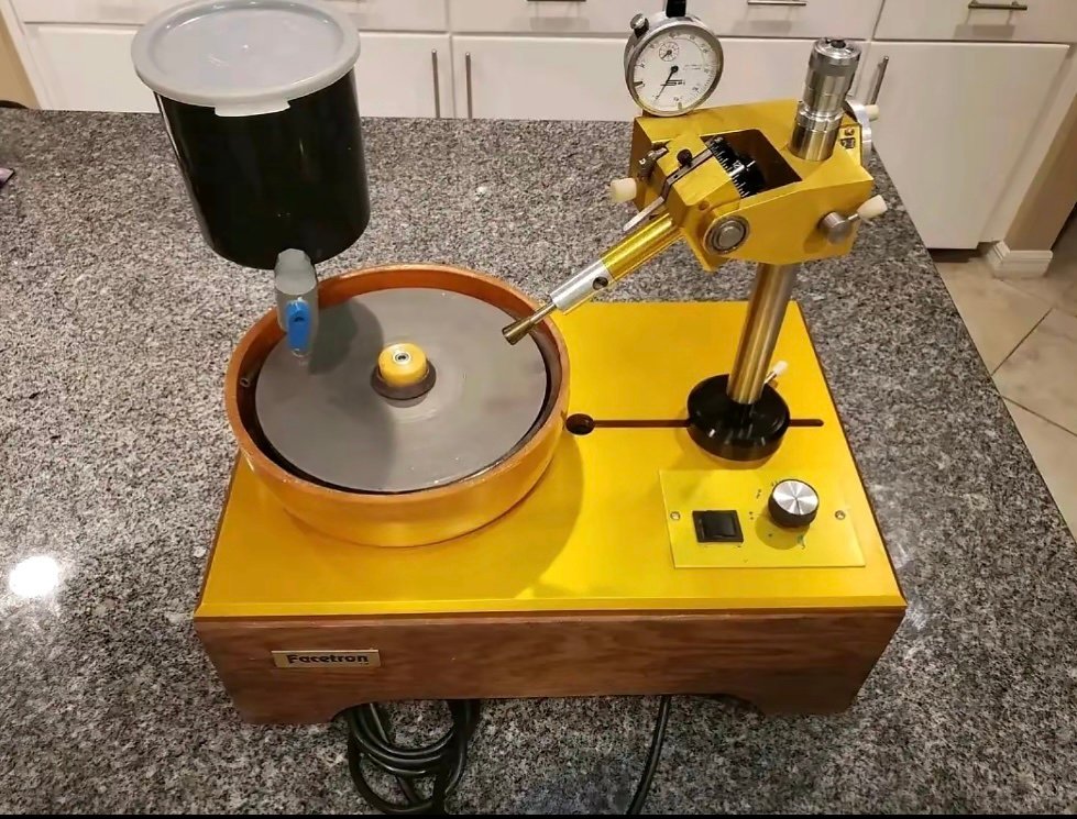 RLE 8" FACETING MACHINE, EXCELLENT USED CONDITION FACETRON FACET - Image 5