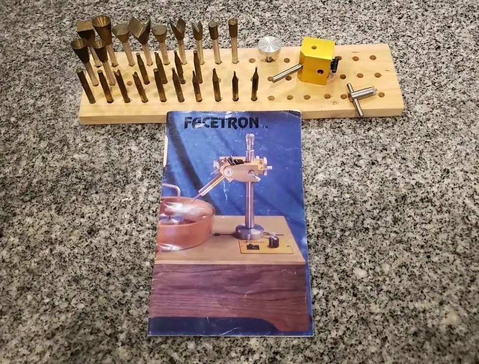 RLE 8" FACETING MACHINE, EXCELLENT USED CONDITION FACETRON FACET - Image 6