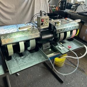 Lapidary Stone Grinding Machine 6-Wheel 200mm With Cutting Device