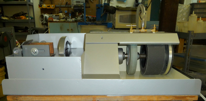 Lortone LUX-6 6 inch Combination lapidary arbor & trim saw - Image 3